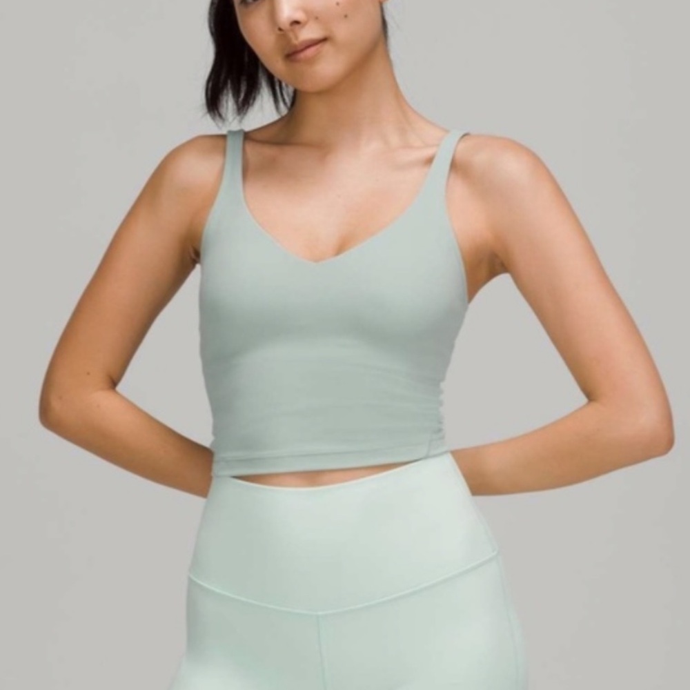 Lululemon size 2 align tank - silver blue